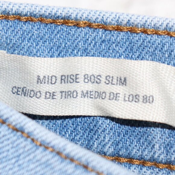 👖✨ Universal Threads Jeans · Size 6R · Mid‑Rise · 80s Slim · Button Fly - Picture 4 of 6